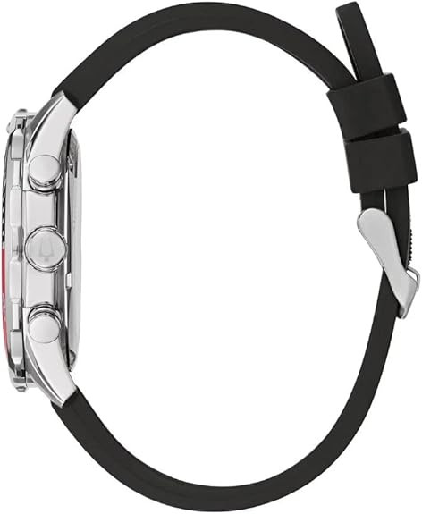 Bulova Chronograph Quartz Black Dial Mens Watch 98A258