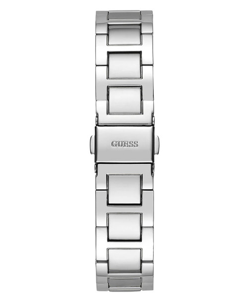 Guess Roman Numeral Silver Dial Silver Tone Ladies Watch GW0404L1