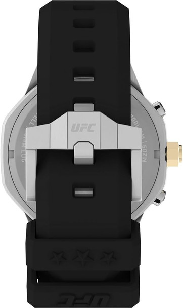 Timex UFC King Chrongraph Black Silicone Mens Watch TW2V85200 TW2V99200