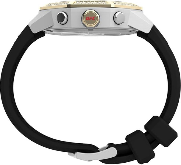 Timex UFC King Chrongraph Black Silicone Mens Watch TW2V85200 TW2V99200