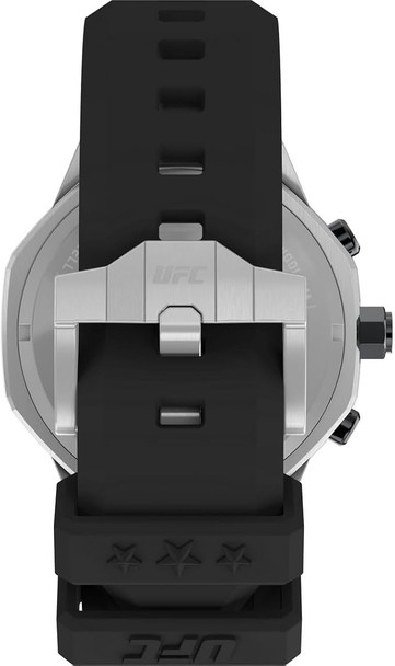 Timex UFC King Chrongraph Black Silicone Mens Watch TW2V99300