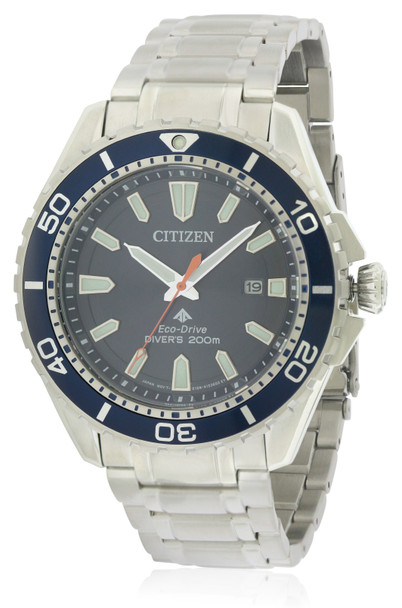 Citizen Eco-Drive Promaster Diver Stainless Steel Mens Watch BN0191-55L