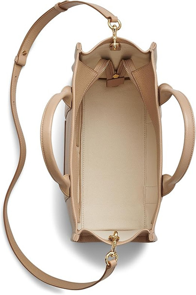 Marc Jacobs The Leather Medium Tote Bag - CAMEL H004L01PF21-230