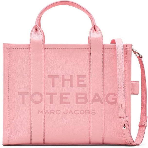 Marc Jacobs The Leather Medium Tote Bag - RIBBON PINK H004L01PF21-669