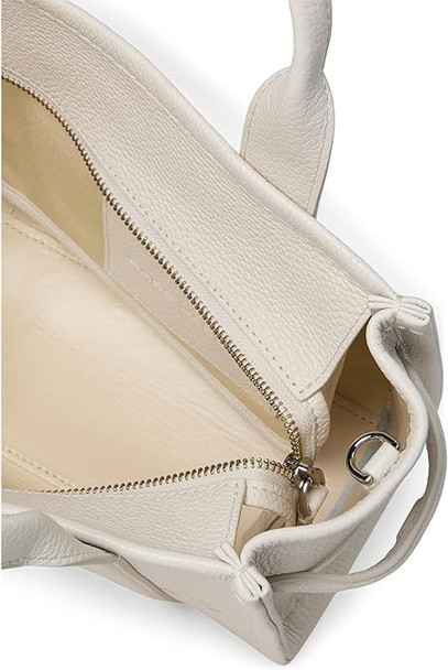 Marc Jacobs The Leather Small Tote Bag - COTTON/SILVER H009L01SP21-140