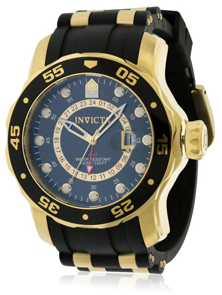 Invicta Pro Diver GMT Polyurethane Mens Watch 6991