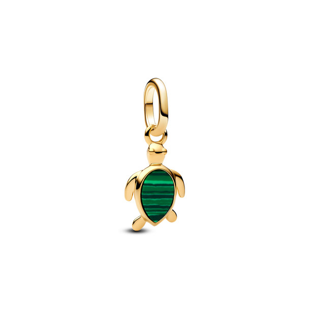 Pandora Green Turtle Mini Dangle Charm 763823C01