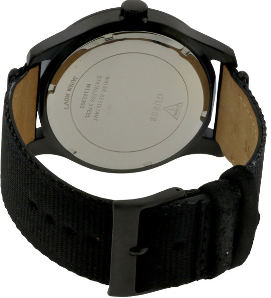 GUESS Rugged Black Fabric Chronograph Mens Watch W11623G1