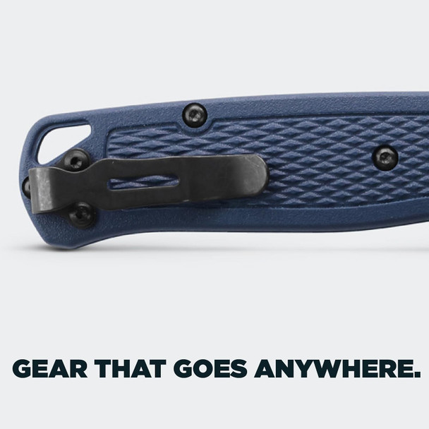 Benchmade Bugout Crater Blue Grivory Knife 535FE-05