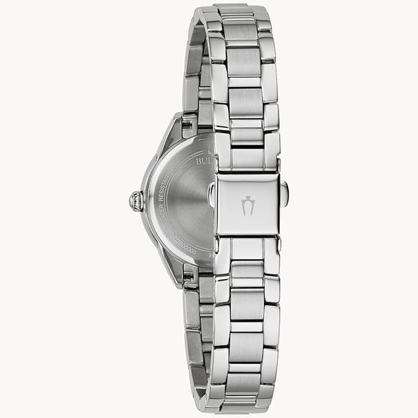 Bulova Sutton Diamond Pink Dial Ladies Watch 96P24 96P249