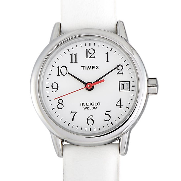Timex Easy Reader Quartz White Dial Ladies Watch T2H391