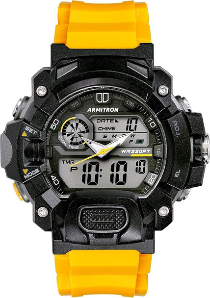 Armitron Sport Analog-Digital Chronograph Resin Mens Watch 20/5477BYLTB