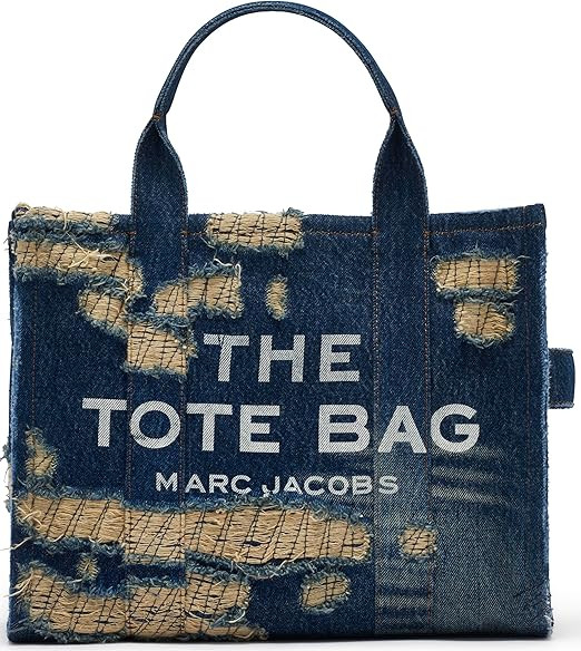 Marc Jacobs The Rip And Repair Denim Small Tote Bag - PUNK INDIGO 2P5HTT022H03-491