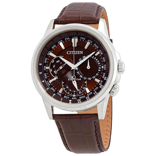 Citizen Eco-Drive Calendrier Leather Mens Watch BU2020-29X