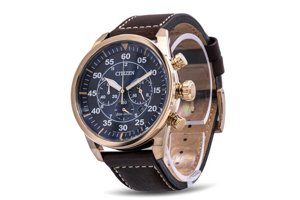 Citizen Eco-Drive Avion Chronograph Mens Watch CA4213-18L