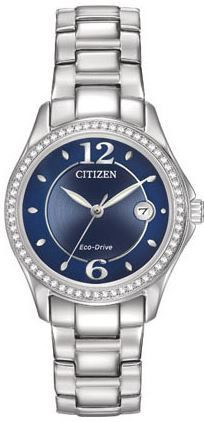 Citizen Eco-Drive Silhouette Crystal Ladies Watch FE1140-86L