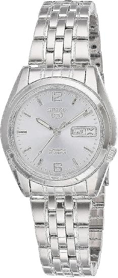 Seiko Series 5 Automatic White Dial Mens Watch SNK385 SNK385K1