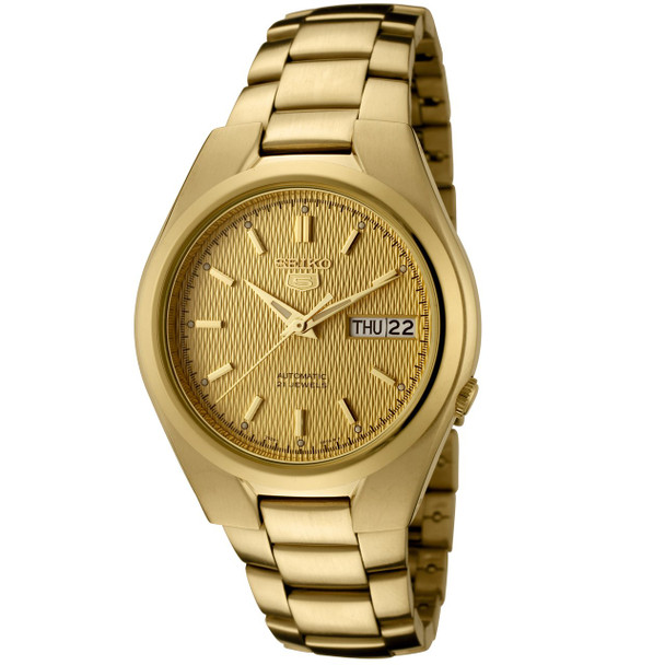 Seiko 5 Automatic Gold-Tone Mens Watch SNK610K1