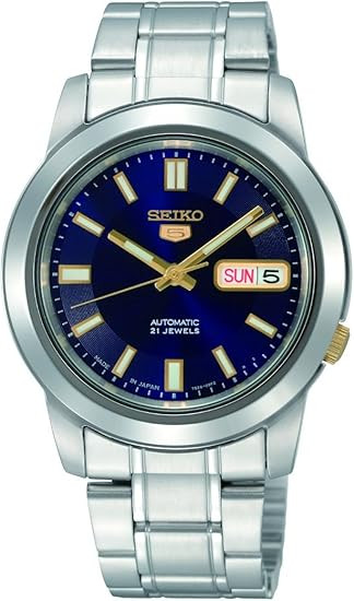 Seiko Series 5 Automatic Blue Dial Mens Watch SNKK11 SNKK11K1