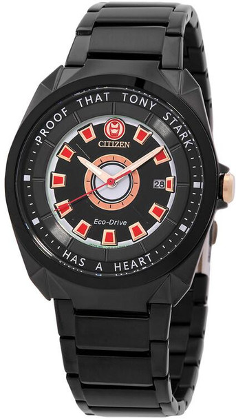 Citizen Marvel Tony Stark I Love You 3000 Mens Watch AW1019-52W