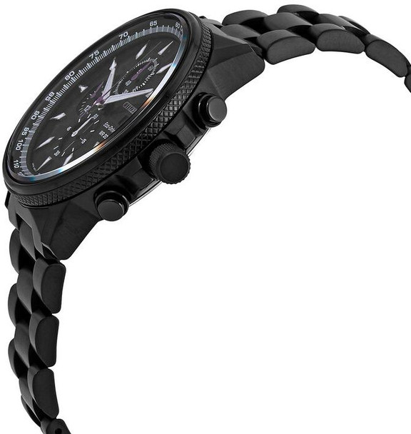 Citizen Eco-Drive Marvel Black Panther Chronograph Black Dial Mens Watch CA0297-52W