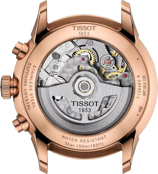 Tissot Chemin Des Tourelles Chronograph Automatic Brown Dial Mens Watch T1394623629800