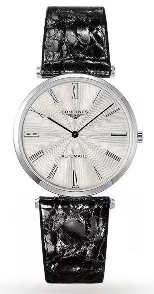 Longines La Grande Classique Automatic Silver Dial 36MM Leather Ladies Watch L49084712