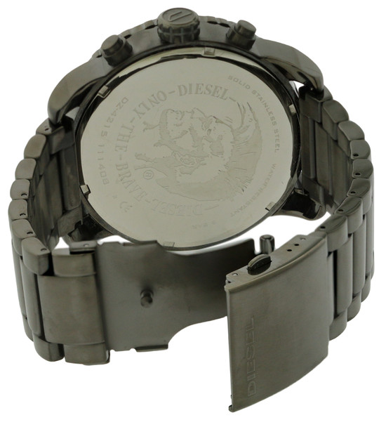 Diesel Franchise Large Gunmetal Chronograph Mens Watch DZ4215