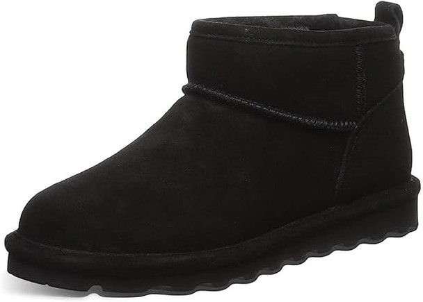 BEARPAW Womens Shorty Boot - Black