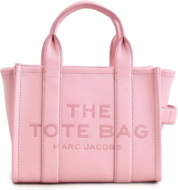 Marc Jacobs The Leather Small Tote Bag - Ribbon Pink H009L01SP21-669