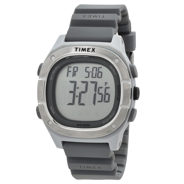 Timex Command LT 40mm Digital Gray Dial Gray Silicone Unisex Watch TW5M35600