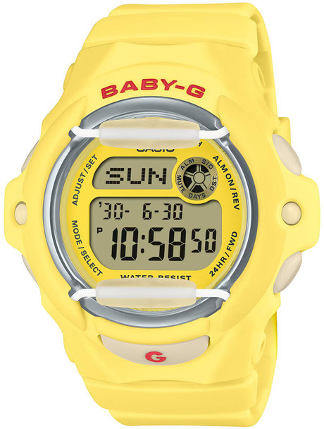 Casio BABY-G Yellow Digital Ladies Watch BG169CH-9