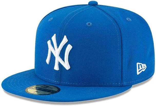 New Era NY Yankees MLB Basic 59FIFTY Fitted Cap - Royal Blue - 7 1/4 11591129-714