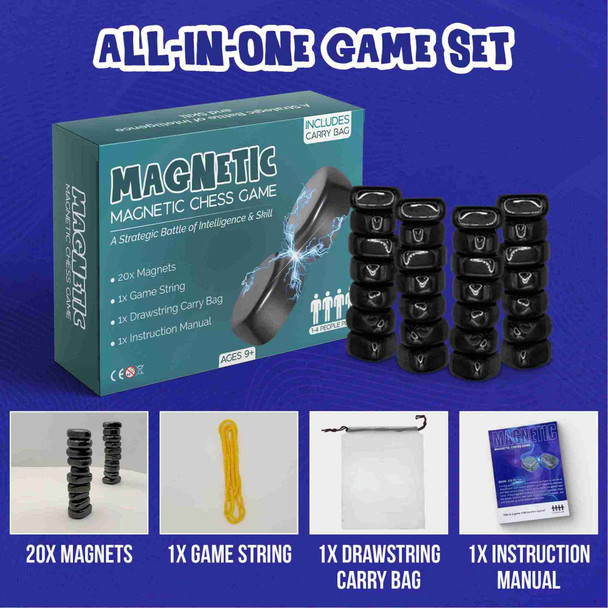 Portable Magnetic Chess Game Intellectual Battle Game SKU-BI-190