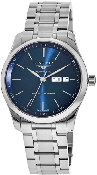 Longines Master Collection Automatic 42mm Blue Dial Stainless Steel Mens Watch L29204926