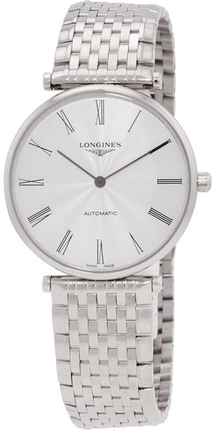 Longines La Grande Automatic Silver Dial Mens Watch L49184716