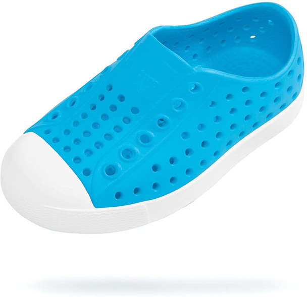 Native Jefferson Kids/Junior Shoes - Vivid Blue/Shell White - J2 12100100-4509-J2