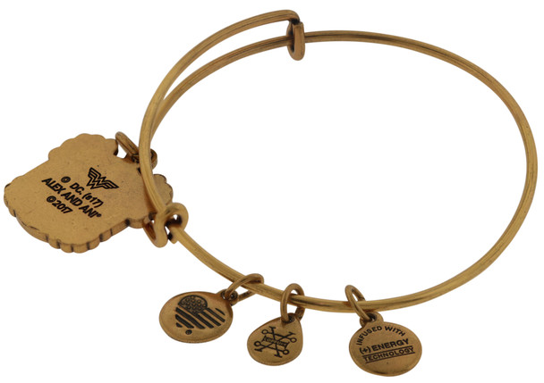 Alex and Ani Peace Love Wonder Woman Charm Bangle - AS17WW08RG
