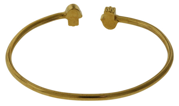 Alex And Ani Hand of Fatima Cuff - 14K GP - PC17CF03G