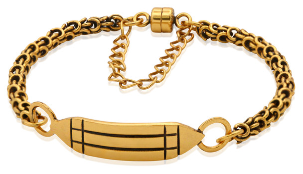 Alex And Ani Atlantean Magnetic Bracelet - Rafaelian Gold V18MB17RG