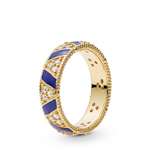 PANDORA Exotic Stones & Stripes Ring Pandora Shine