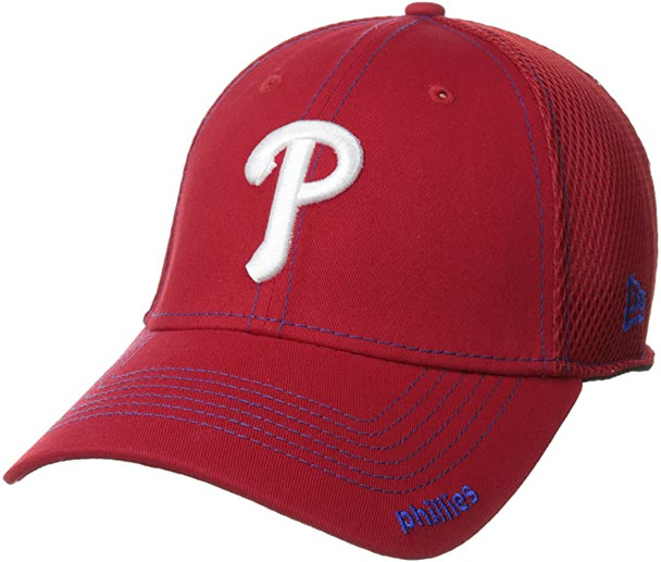 New Era MLB Philadelphia Phillies Neo Fitted Baseball Cap - Scarlet - Small/Medium 10059493-SM