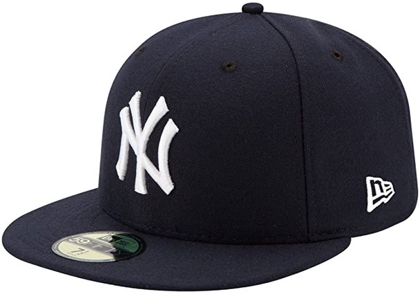 New Era Mens New York Yankees MLB Authentic Collection 59FIFTY Cap  Size 7 1/2 70331909-712