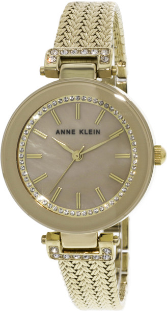 Anne Klein Gold-Tone Ladies Watch AK-1906TMGB