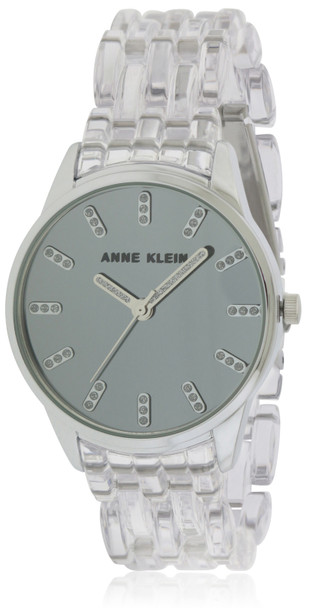 Anne Klein Transparent Resin Ladies Watch AK-2617CLSV