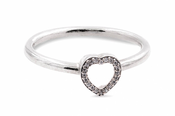 PANDORA Puzzle Heart Frame 196549cz-50