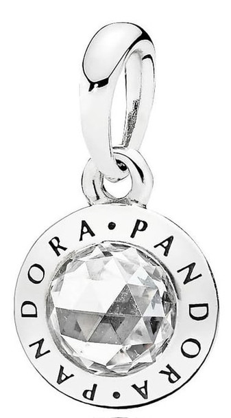 PANDORA Radiant PANDORA Logo Pendant - 396217CZ