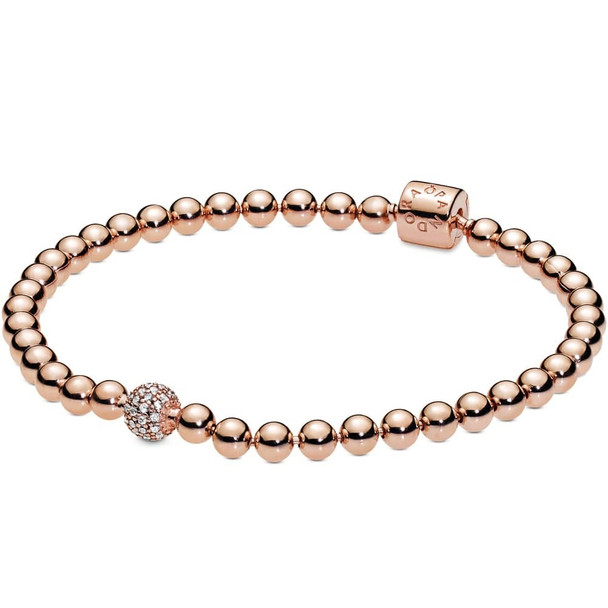 PANDORA Beads & Pave Bracelet - 588342CZ-19