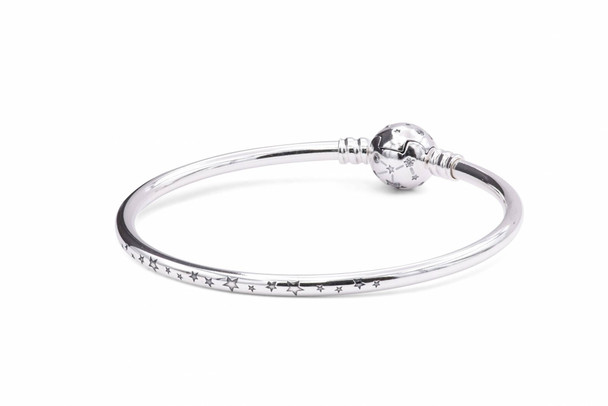 Pandora Moments Stars & Galaxy Bangle 590009C01-17