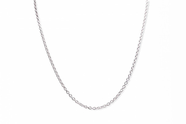 Studded chain sterling silver necklace with heart clasp | PANDORA